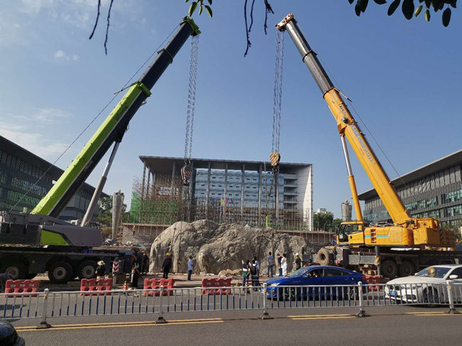 淮阴风景石吊装搬运